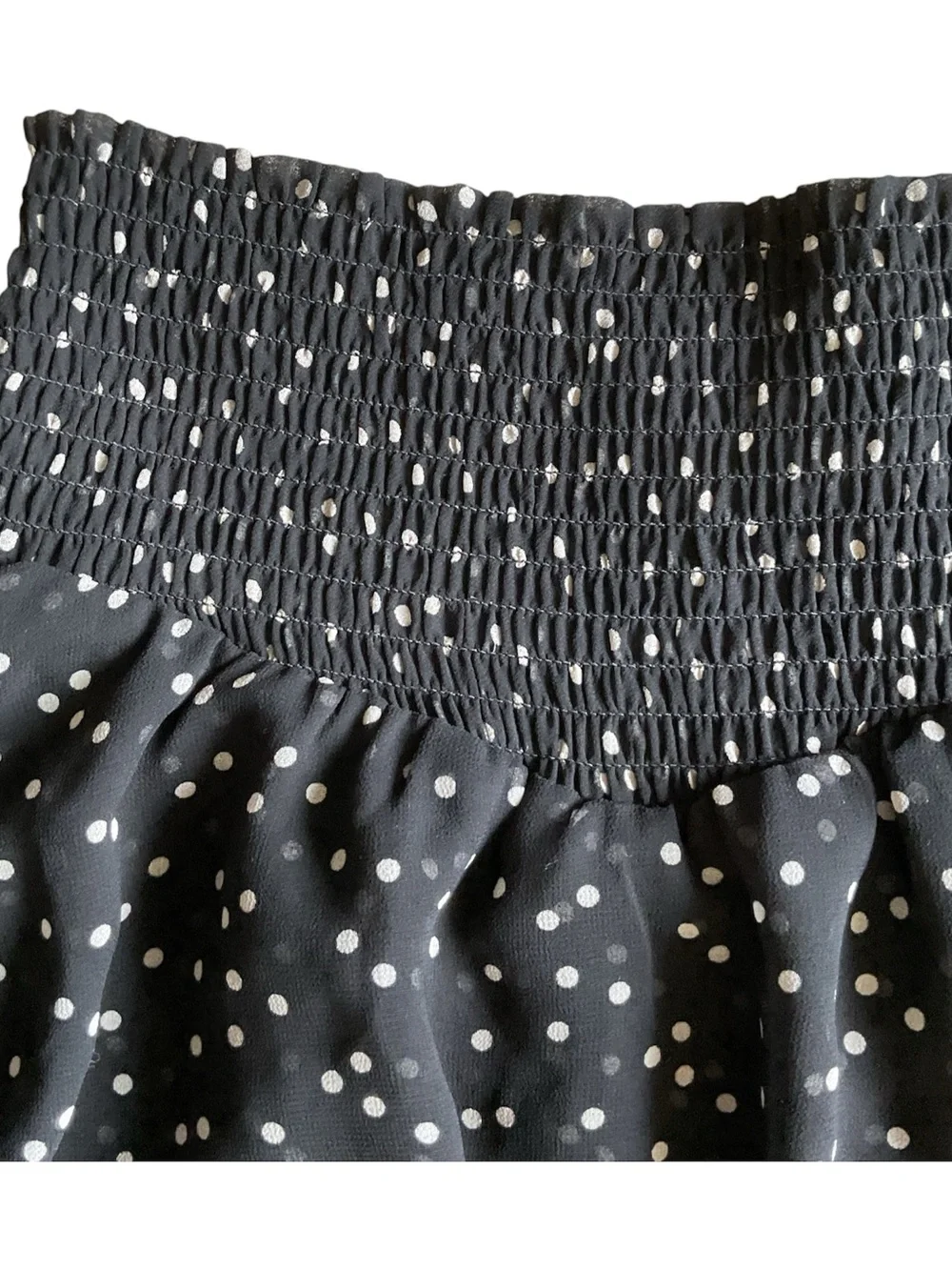 Urban Outfitters UO Ciara Flowy Printed Polka Dot Skort Size SP